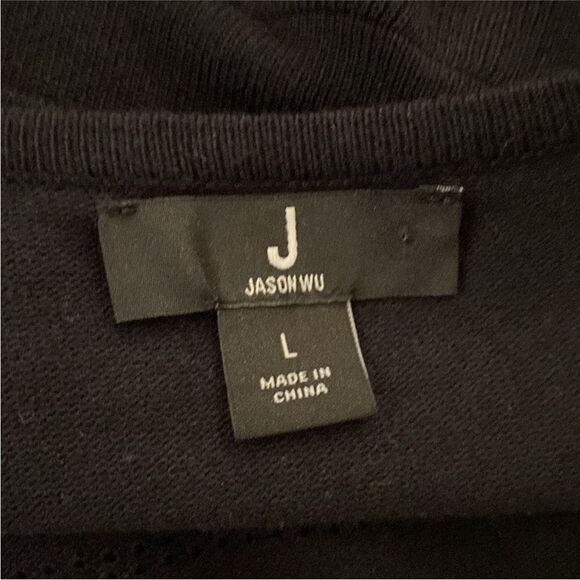 Jason Wu Black Button-Up Cardigan, L - Picture 8 of 9